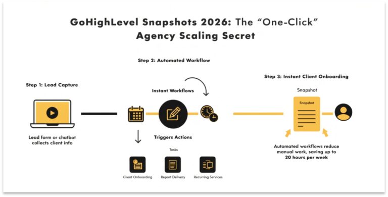 GoHighLevel Snapshots 2026: The "One-Click" Agency Scaling Secret