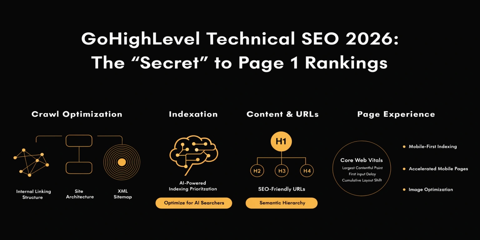 GoHighLevel Technical SEO 2026: The "Secret" to Page 1 Rankings