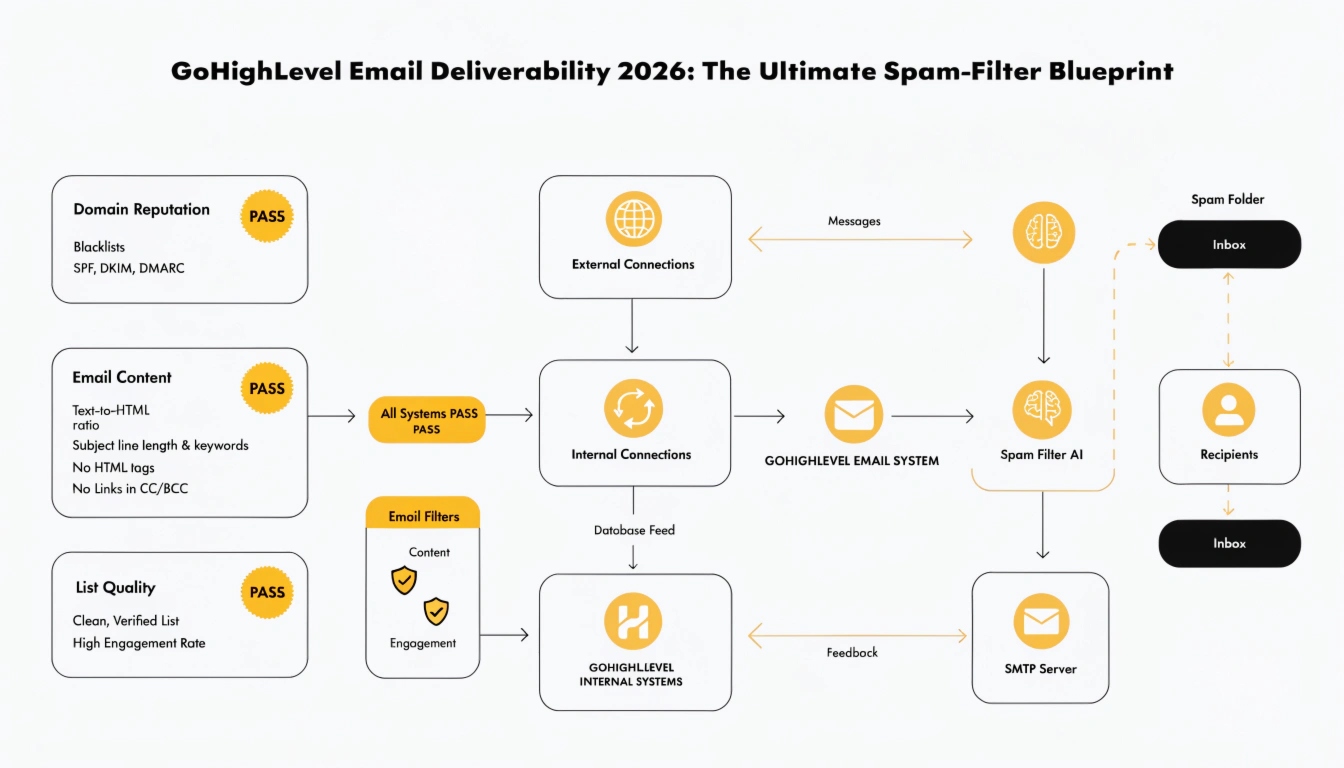 GoHighLevel Email Deliverability 2026: The Ultimate Spam-Filter Blueprint