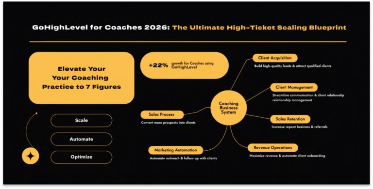 GoHighLevel for Coaches 2026: The Ultimate High-Ticket Scaling Blueprint