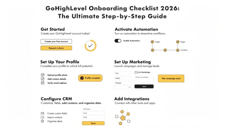 GoHighLevel Onboarding Checklist 2026: The Ultimate Step-by-Step Guide