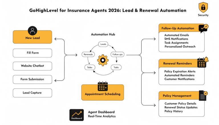 GoHighLevel for Insurance Agents 2026: Lead & Renewal Automation